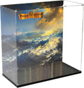 Acrylic Display Case for Lego 10365 Black Pearl Ship, Dustproof Box, Storage Box, Transparent Box, Display Box Compatible with 10365 (Box Only) (Background E)