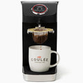 SWIRL Single Serve Pour-Over Coffee Maker, No Plastic Pods, Stainless Steel Brew Path, Automated Pour Over Machine, Use with Any Mug, Black