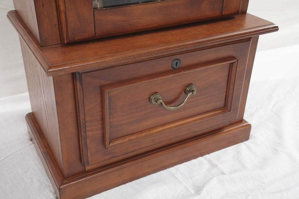 American Furniture Classics 8 Gun Cabinet with Locking Tempered Glass Door