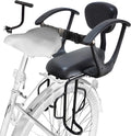 IMYOGI Baby Safety Seats for Bicycle, Rear Child Bike Seat Carrier Rack Mount with Pedals Seat Belt, Waterproof and Wear-Resistant, for 2-10 Years Kids Toddler