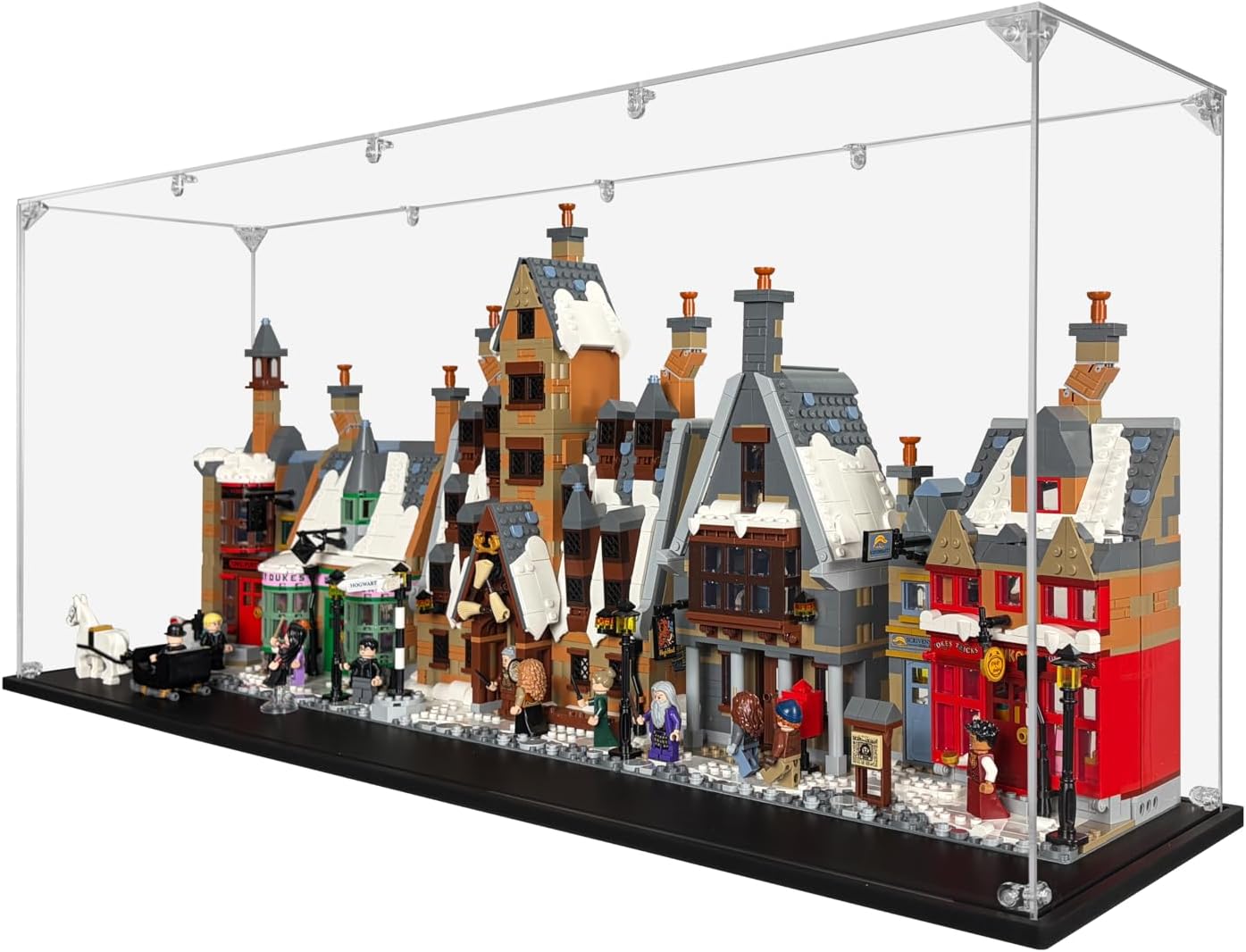Acrylic Display Case for Hogsmeade Village – Collectors' Edition #76457, Dustproof Display Case (Case Only)