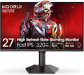 KOORUI 27 Inch Gaming Monitor, 1440p 320Hz Fast IPS PC Monitor, 1ms, HDR400, 98% DCI-P3, PIP/PBP Mode, Adaptive Sync Compatible, Ergonomic Stand, HDMI 2.1 & DisplayPort 1.4, VESA Mountable, G2721E
