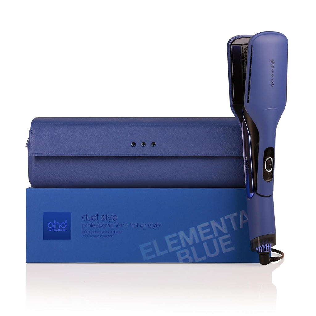 ghd Duet Style - 2-in-1 Flat Iron Hair Straightener + Hair Dryer in One Tool | Transform Hair from Wet to Styled with No Heat Damage | Blow Dry with No Fizz | 2X More Shine
