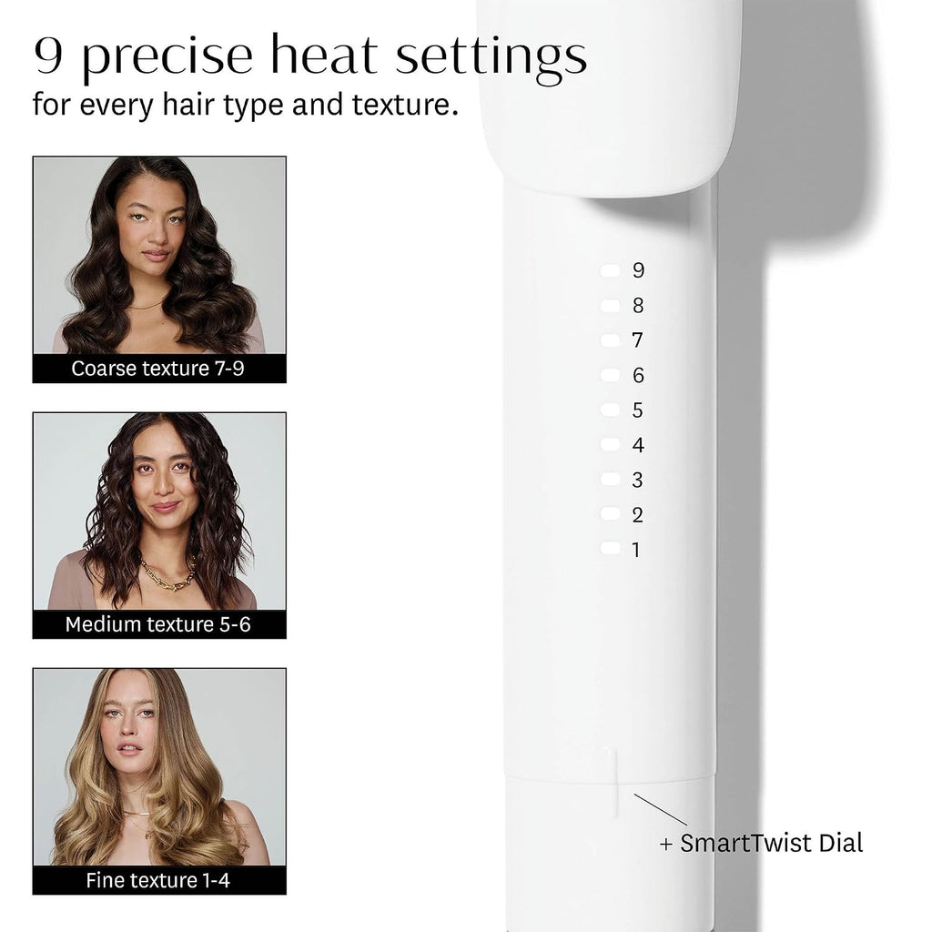 T3 SinglePass Curl X Extra-Long Barrel 1', 1.25', 1.5' Curling Iron with 9 Heat Settings and Ceramic Barrel for Fast Styling and Lasting Results on All Hair Types