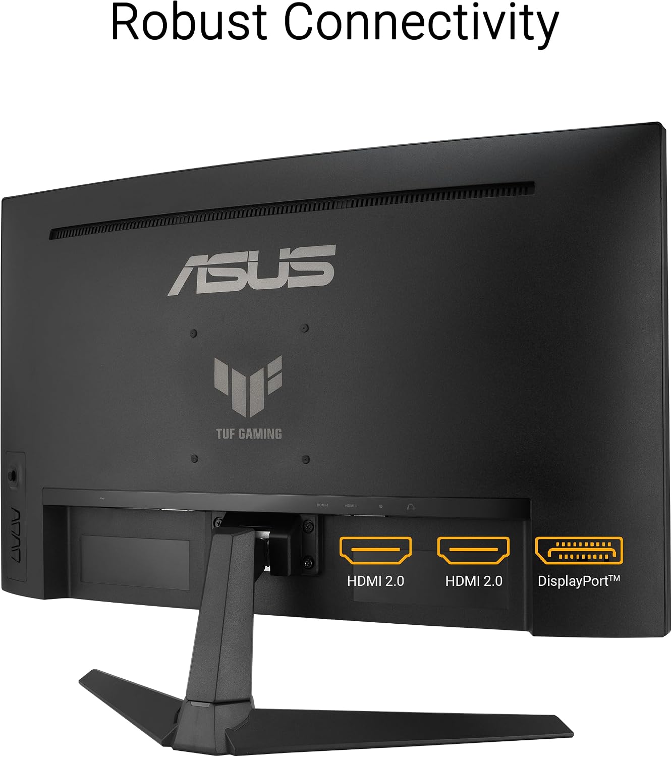 ASUS TUF Gaming 27' 1080P Curved Monitor (VG27VQ3B) – Full HD, 180Hz, 1ms, Extreme Low Motion Blur Sync, FreeSync, 1500R Curvature, Eye Care, 90% DCI-P3, DisplayWidget, 3 yr Warranty