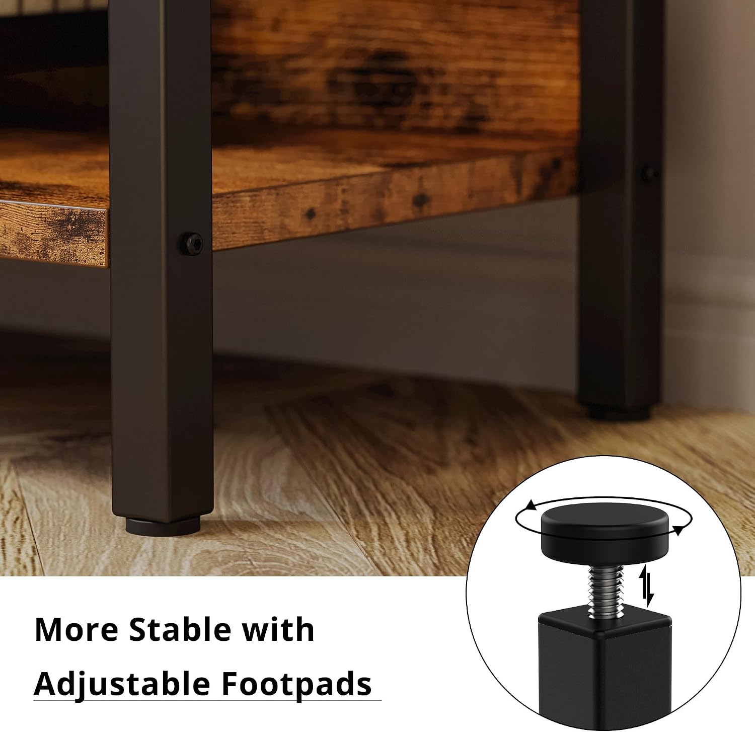 IRONCK Bookshelf, Bookshelves and Bookcases, 5 Tiers Bookshelf with Baffles, Large Book Shelf with Metal Shelving, Triple Wide Shelves for Living Room, Home Office