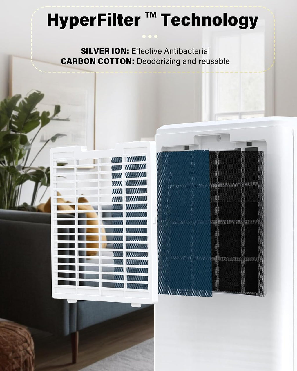 8,000 BTU Portable Air Conditioners 4-In-1 Drainage-free Standing AC Unit for Bedroom up to 350 sq.ft, with Cool, Dehumidifier & Fan Modes, Remote Control, 24H Timer, Sleep Mode, Window Kits