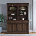 Liberty Furniture Arden Road Dining Room Hutch & Buffet - Satin Cherry