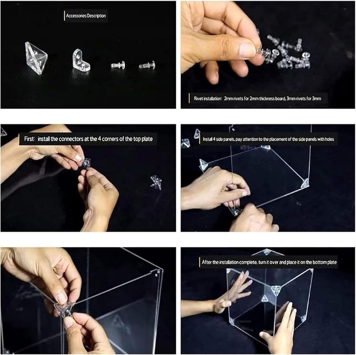 Acrylic Display Case for Lego 10306 Atari 2600 Game Console Building Set– Dustproof Display Box & Showcase,, Display Box Compatible with Lego 10306 -Only Display case (2mm)