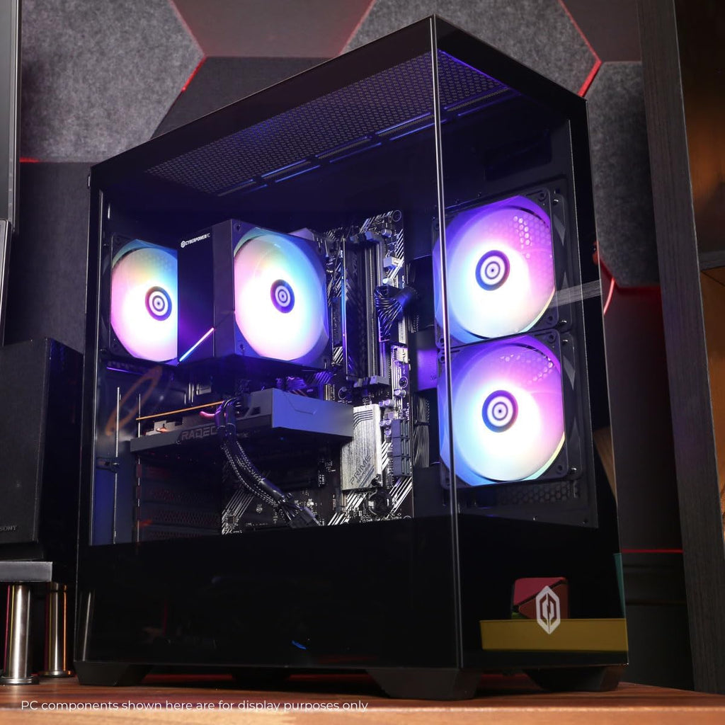 CyberPowerPC Gamer Master Gaming PC, AMD Ryzen 5 5500 3.6GHz, Radeon RX 6500 XT 4GB, 8GB DDR4, 500GB PCIe 4.0 SSD, WiFi Ready & Windows 11 Home (GMA3100A3)
