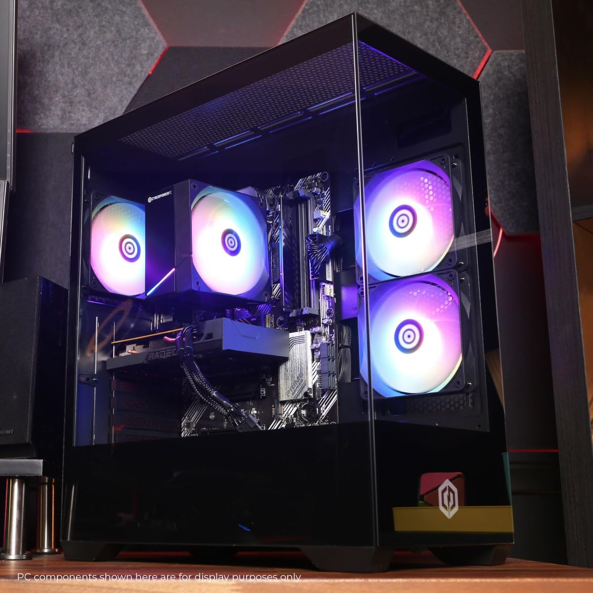 CyberPowerPC Gamer Master Gaming PC, AMD Ryzen 5 5500 3.6GHz, Radeon RX 6500 XT 4GB, 8GB DDR4, 500GB PCIe 4.0 SSD, WiFi Ready & Windows 11 Home (GMA3100A3)