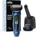 Braun Electric Shaver for Men, Series 6 6172cc, Wet & Dry Shave, Shaving Kit with SmartCare Center and Precision Trimmer