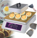 Nonstick Machine Pancake Maker | Electric Contact Grill with Lid, Scoop and Gloves | Countertop Bread Maker for Commercial, 1300w,