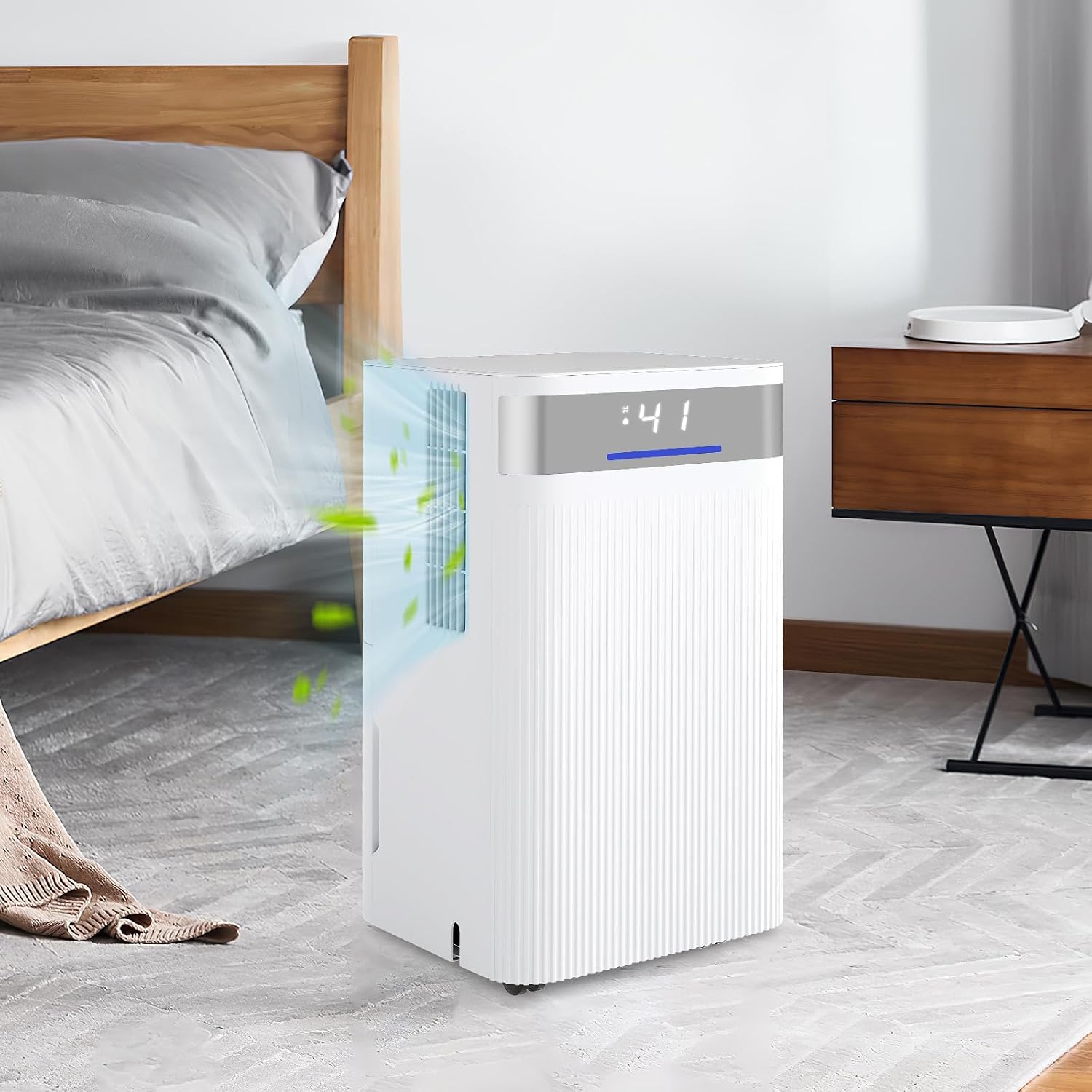 ARLIME 32 Pints Dehumidifier for Home, 2000 Sq.ft, Quiet Operation with 3 Modes, Drain Hose, Auto Shut Off, LED Display, 24H Timer, Portable Dehumidifier for Bedroom, Bathroom, Living Room, Basement