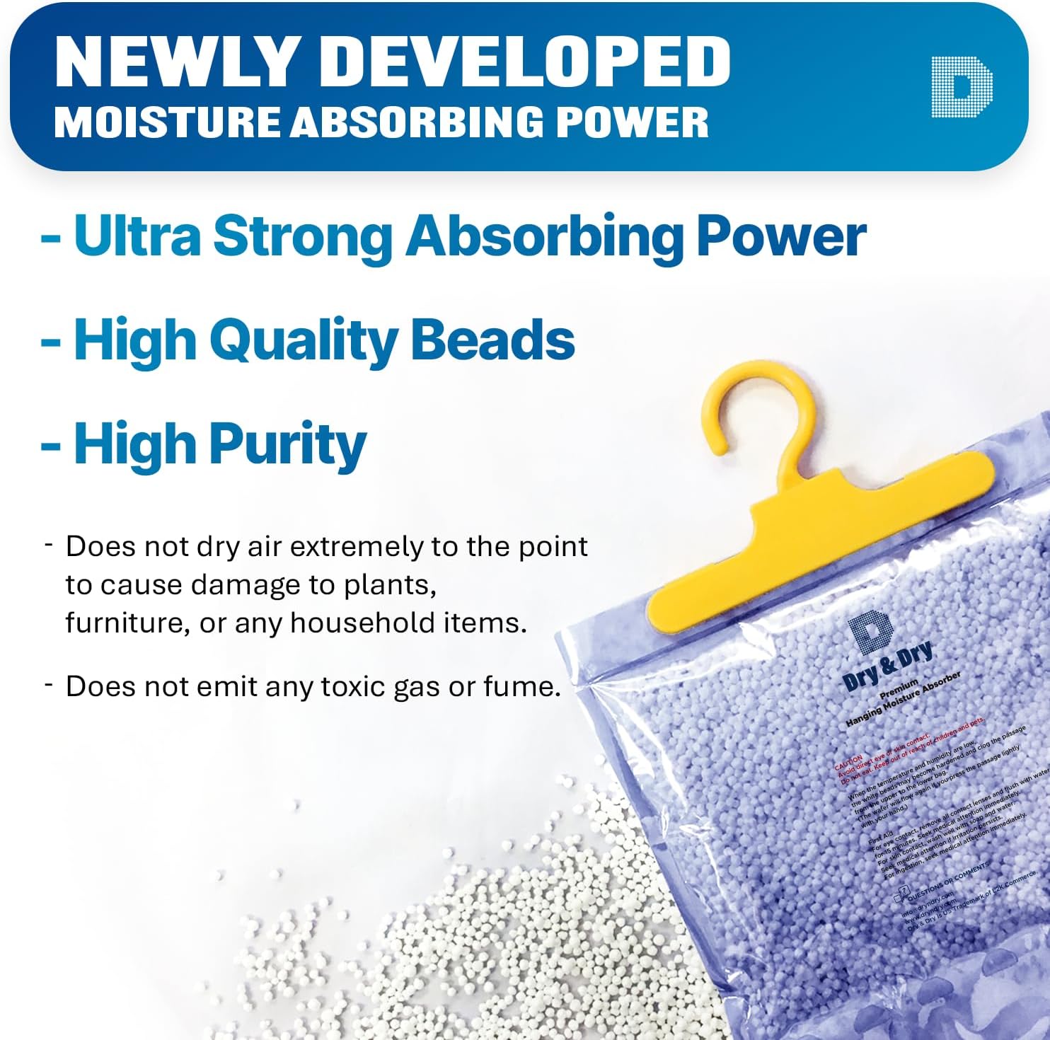 Dry & Dry 92 Packs [Net 14 Oz/Pack] Moisture Absorbers Dehumidifiers - Moisture Absorber