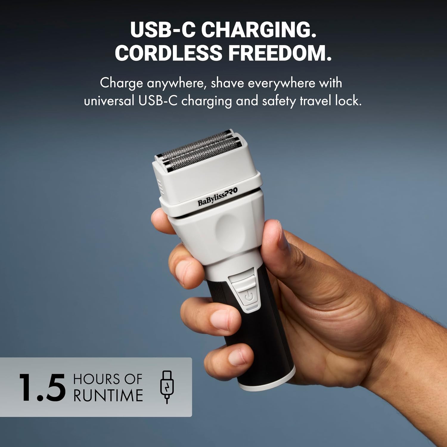 BaBylissPRO COREFX Professional Performance Double Foil Shaver