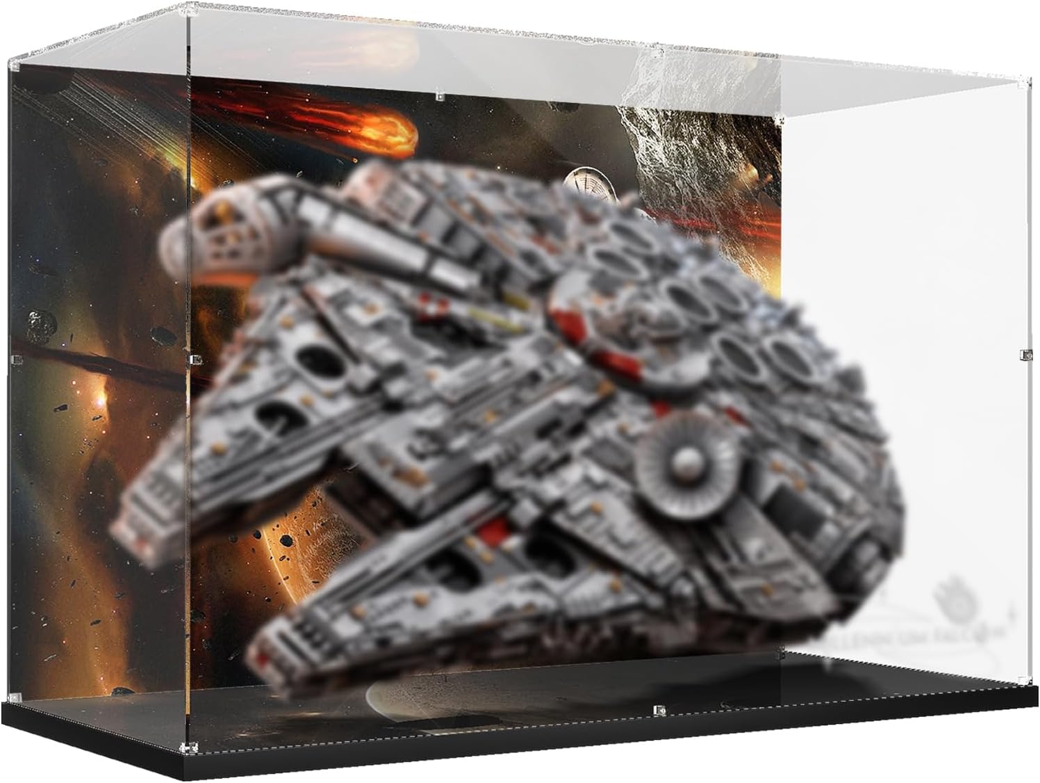 Acrylic Display Case for Lego 75192 Millennium Falcon, ONLY Display Case, The Model is NOT Included