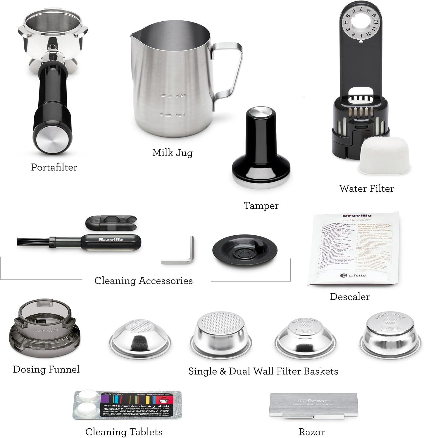 Breville the Barista Pro Espresso Machine with Grinder & Milk Frother, Espresso Maker with Seconds Heat Up, RM-BES878BSS, Brushed Stainless Steel (Certified Remanufactured)
