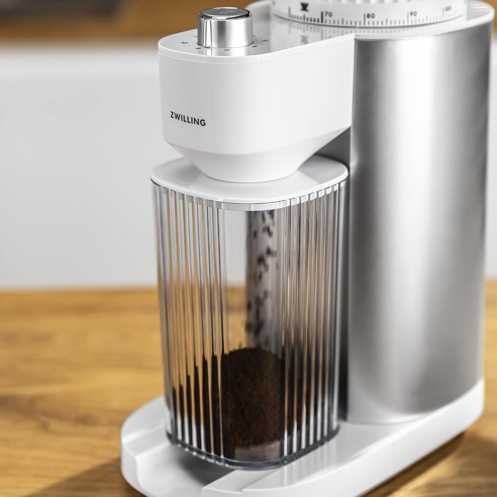 ZWILLING Enfinigy Coffee Bean Grinder, Silver