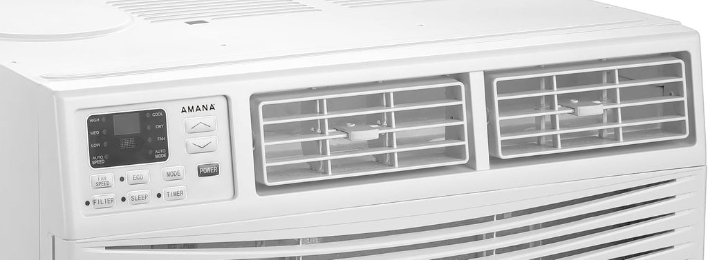 Amana 6,000 BTU 115V Window-Mounted Air Conditioner with Remote Control, White