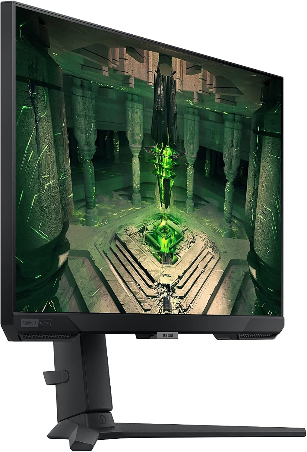 SAMSUNG 25' Odyssey G4 Series FHD Gaming Monitor, IPS, 240Hz, 1ms, G-Sync Compatible, AMD FreeSync Premium, HDR10, Ultrawide Game View, DisplayPort, HDMI, Fully Adjustable Stand, LS25BG402ENXGO