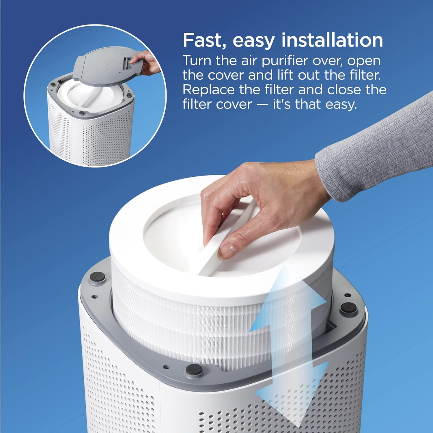 Clorox HEPA Air Purifiers for Home, True HEPA Filter, Large Rooms Up to 1,500 Sq Ft, Removes 99.9% of Mold, Viruses, Wildfire Smoke, Allergens, Pet Allergies, Dust, AUTO Mode, Whisper Quiet