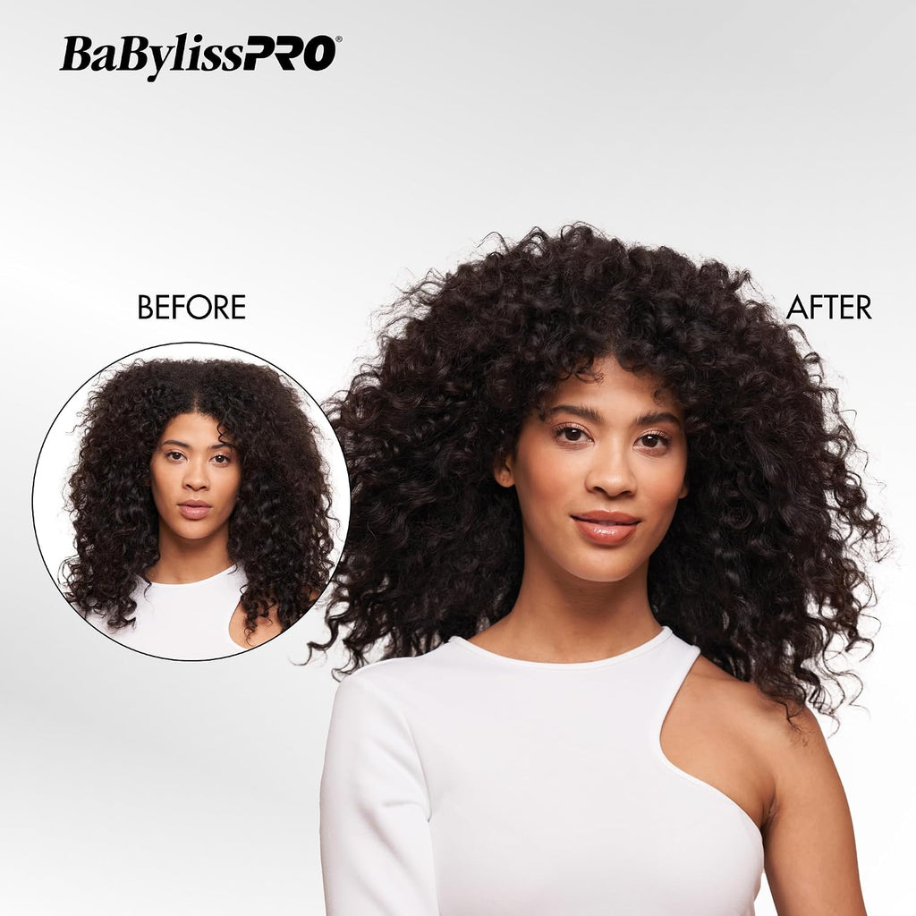 BabylissPRO Nano Titanium Hair Dryer, Professional 1875-Watt Blow Dryer, Lightweight, Ionic Technology Dries Hair Faster with Less Frizz