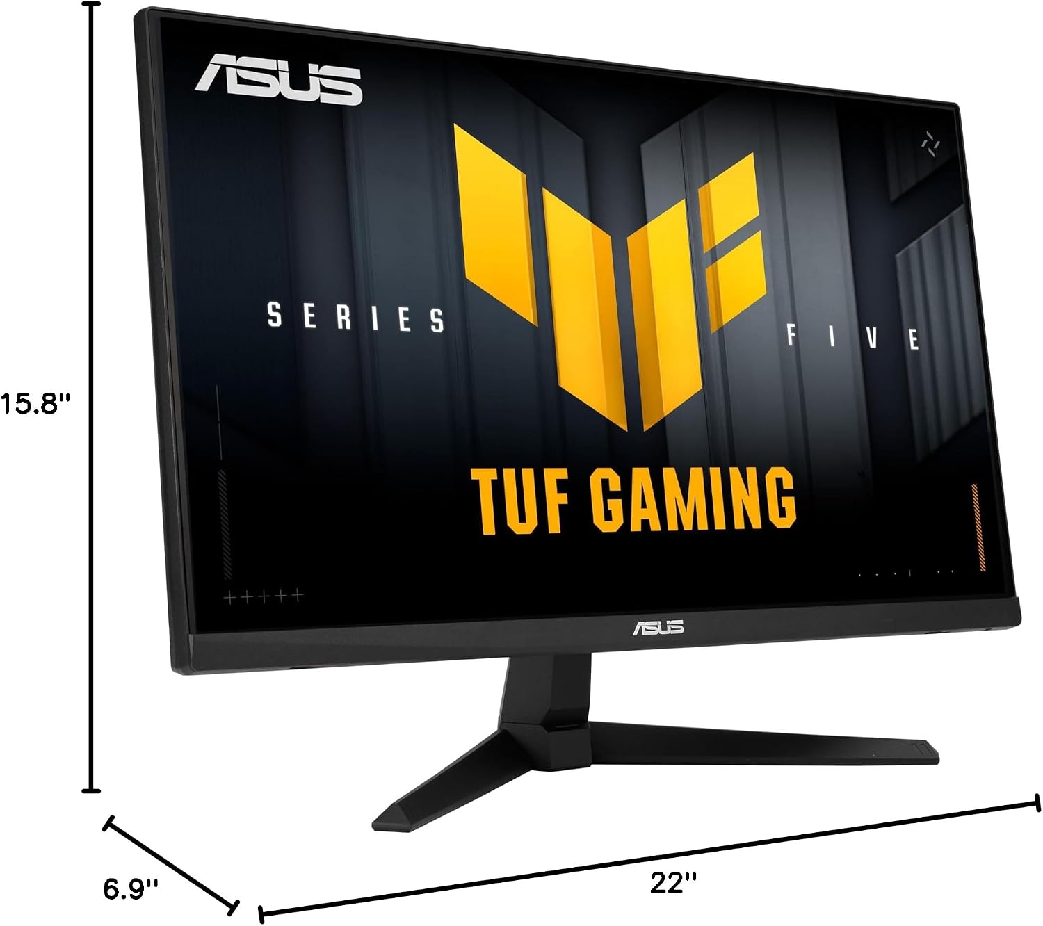 ASUS TUF Gaming Series 5 24.5' 1080P Monitor (VG259QM5A) – Full HD, Fast-IPS, 240Hz, 0.3ms, G-SYNC Compatible, FreeSync Premium, 99% sRGB, DisplayWidget, Gaming AI, 3 yr Warranty