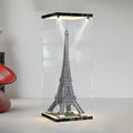 Applicable to Lego 10307 Paris Eiffel Tower 3MM Acrylic Display Box(23.6 * 23.6 * 61in), Display Cases for Collectibles, Sturdy Protection for Your Collectible,Light