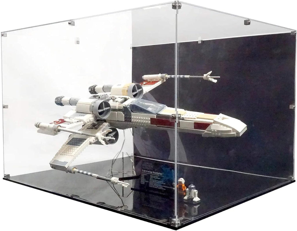 Display Case Compatible with Lego Set 75355 - X-Wing Starfighter - Clear Acrylic Dustproof Showcase - Set Not Included
