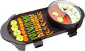 BBQ Smokeless Grill Electric Grill/Hot Pot,Portable Electric Grill with 5 Temperature adjustments, 2 in 1 Barbecue Grill Indoor Hot Pot Grill Chafing Dish, Household Multifunctional Non-Stick Pan El