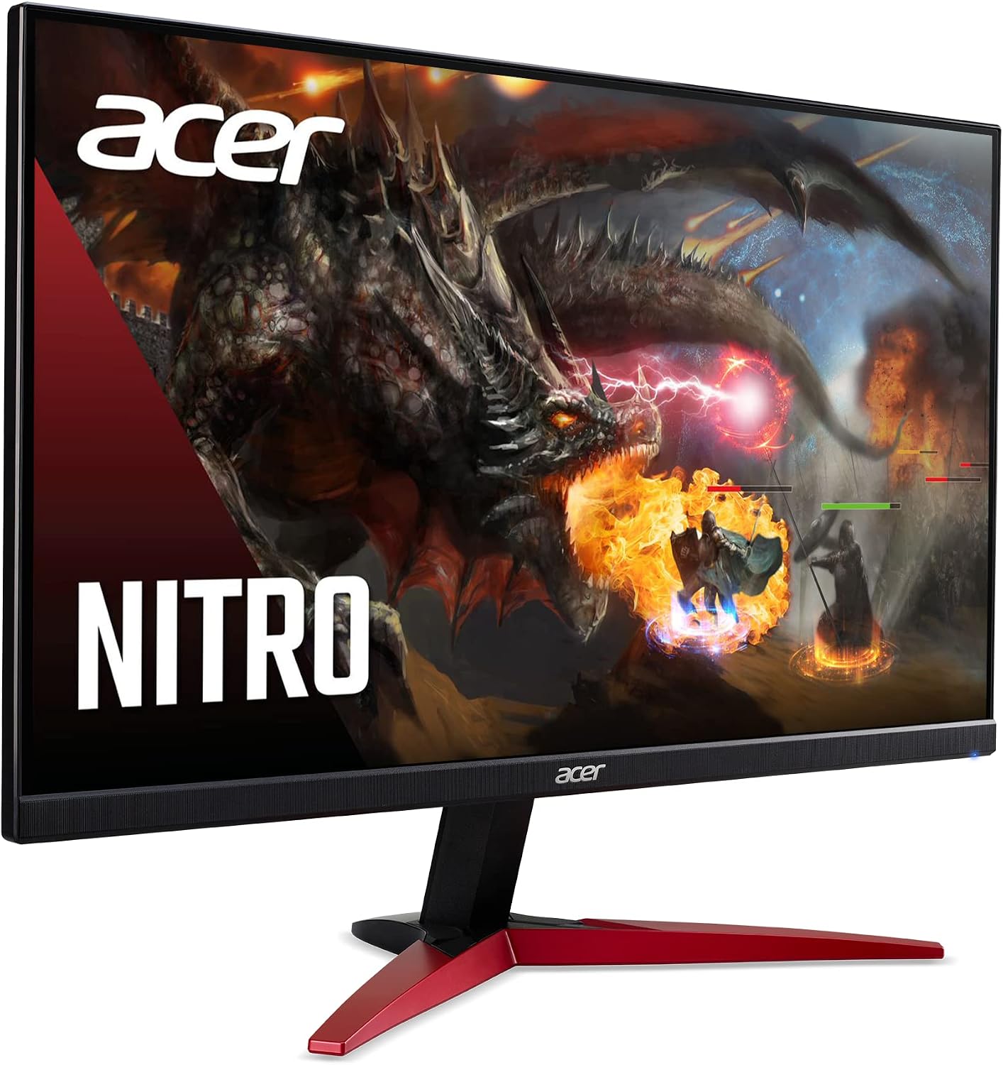 Acer Nitro KG241Y Sbiip 23.8' Full HD (1920 x 1080) VA Gaming Monitor | AMD FreeSync Premium Technology | 165Hz Refresh Rate | 1ms (VRB) | ZeroFrame Design | 1 x Display Port 1.2 & 2 x HDMI 2.0,Black