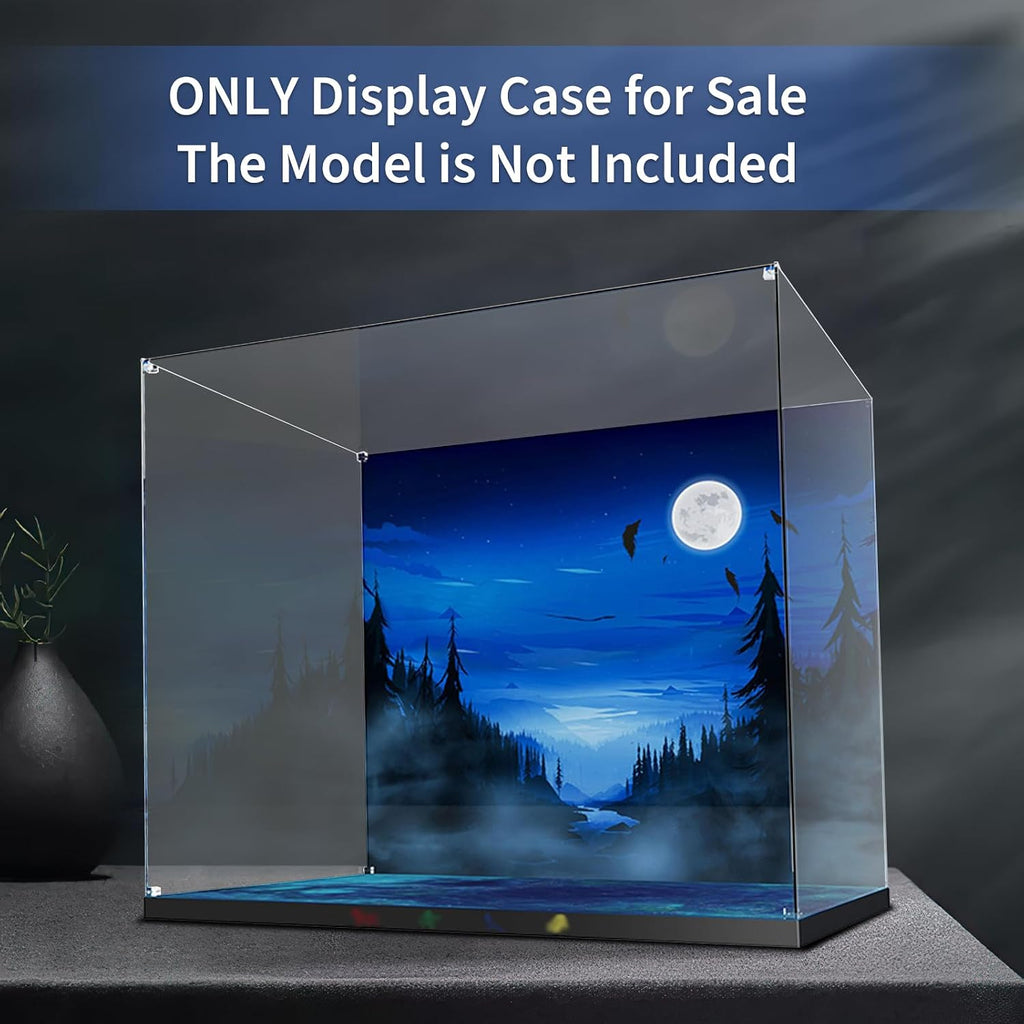Acrylic Display Case for Lego 71043 Hogwarts Castle; ONLY Display Case, The Model NOT Included