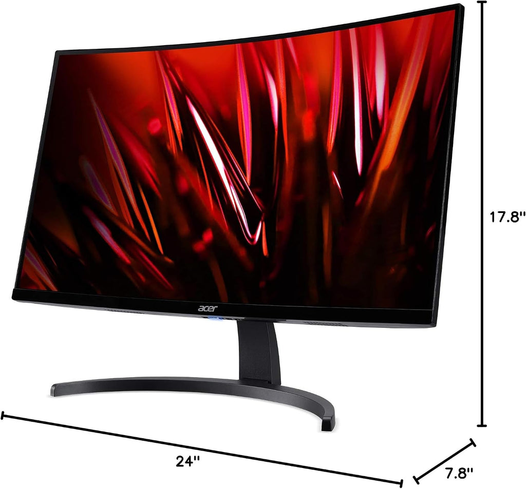 Acer Nitro 27' WQHD 2560 x 1440 1500R Curved PC Gaming Monitor | AMD FreeSync | 100Hz Refresh | 1ms VRB | Speakers | VESA Mountable | 1 x Display Port 1.2, 1 x HDMI 2.0 & 1 x HDMI 1.4 | ED273U Hbmiipx