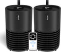 PuroAir 130i HEPA Air Purifiers for Home Pets - Covers Up To 600 Sq Ft - Filters Up To 99.9% of Pollutants, Smoke, Pollen, Dust - Quiet HEPA Air Filter - Air Purifiers for Bedroom (2 Pack)