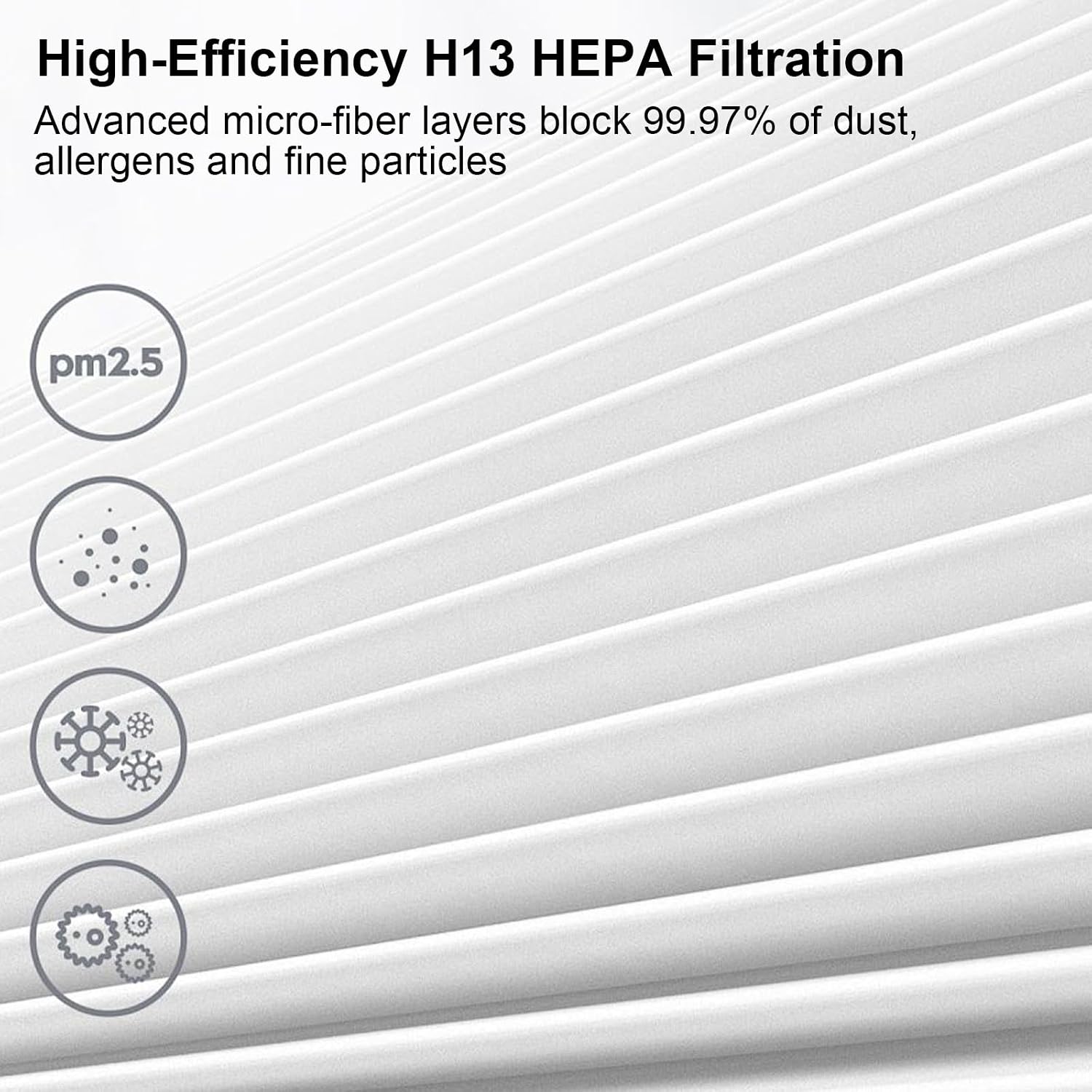 BP03 Filter Replacement Compatible with Dyson Purifier Big + Quiet Formaldehyde BP03 BP04 BP06, High-Efficient HEPA Filter and Carbon Filter for Smoke, Pet Odors, Wildfire, Part# 972132-01/972133-02