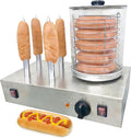 TECHTONGDA Hot Dog Steamer, Sausage Grill, Electric Bun Warmer Cooker, Hot Dog Warmer, Countertop Food Warmer 110V with Adjustable Temperature and 4 Heating Rods for Hot Dogs, Egg Rolls, Sausages