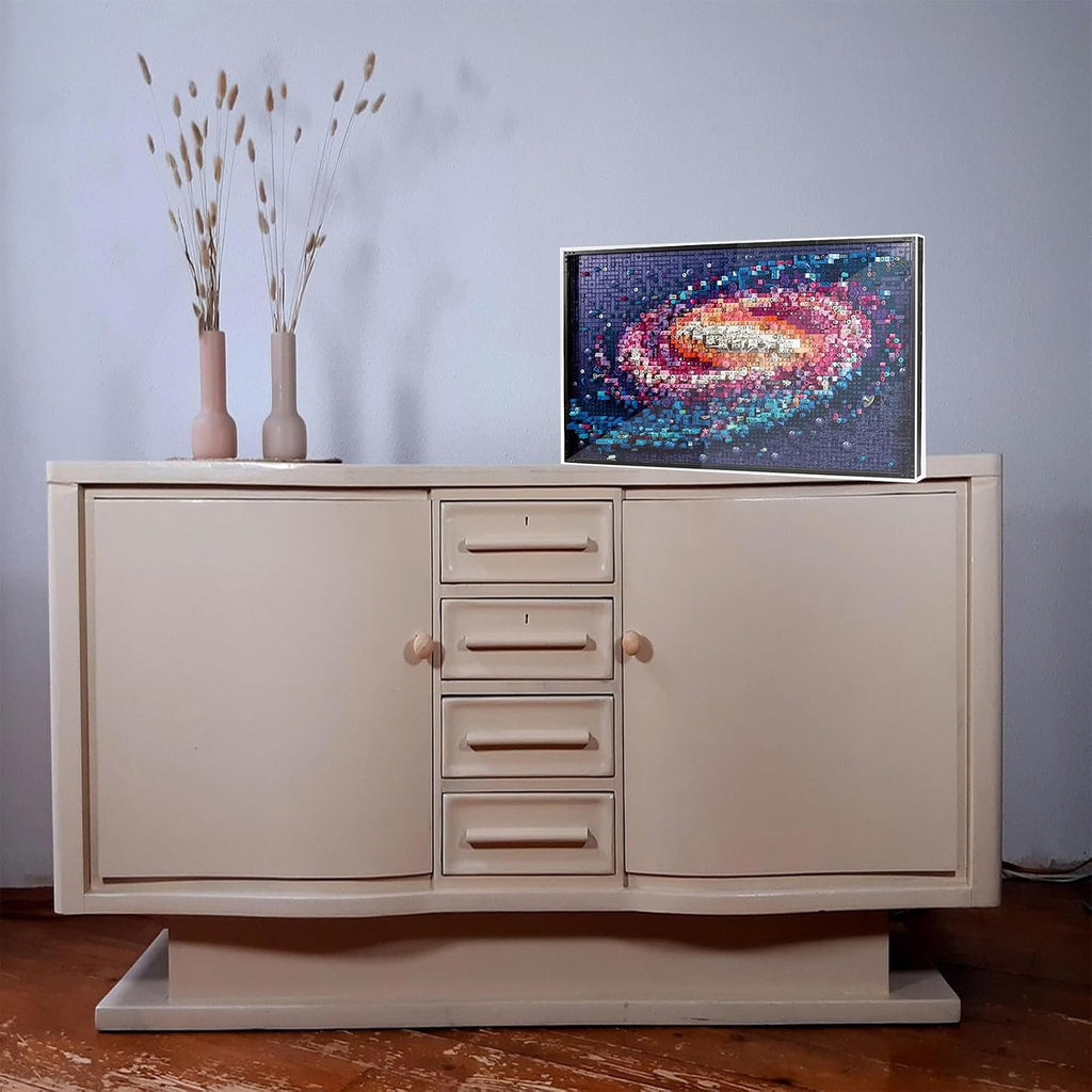 Acrylic Display Case for Lego 31212 The Milky Way Galaxy Can Be Installed on The Wall Photo Frame (NOT Included The Model)