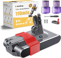 V11 110-Min Runtime Screw Battery Replacement: with Samsung Battery Cell, Compatible with Dyson V11 Animal, Torque Drive, Models SV14, 970145-02, Includes 2 Filters, Battery Lock & Charger