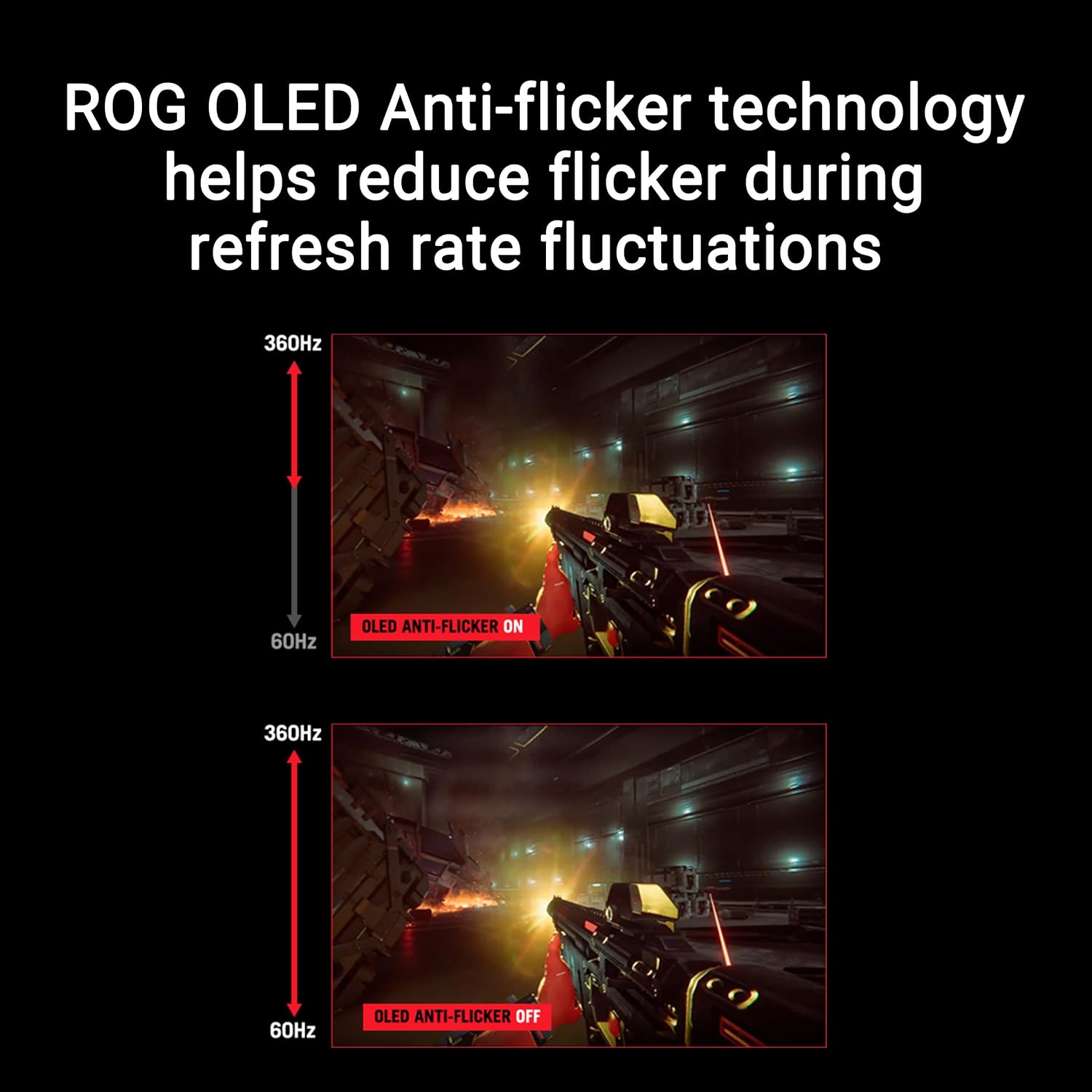 ASUS ROG Strix 26.5' 1440P QD-OLED Gaming Monitor (XG27ACDNG) -QHD (2560x1440), 360Hz, 0.03ms, Custom Heatsink, OLED Care+, G-SYNC Compatible, 99% DCI-P3, DisplayWidget, AI Gaming, 3yr Warranty