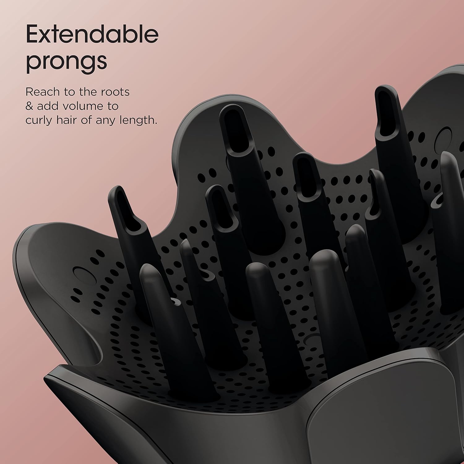 Shark Hair Dryer | FlexStyle Hair Styling System | Portable & Powerful Blow Dryer Brush | Hair Curler & Volumizer | 6 Styling Tools Included | Best for All Hair Types | Black | HD440BK