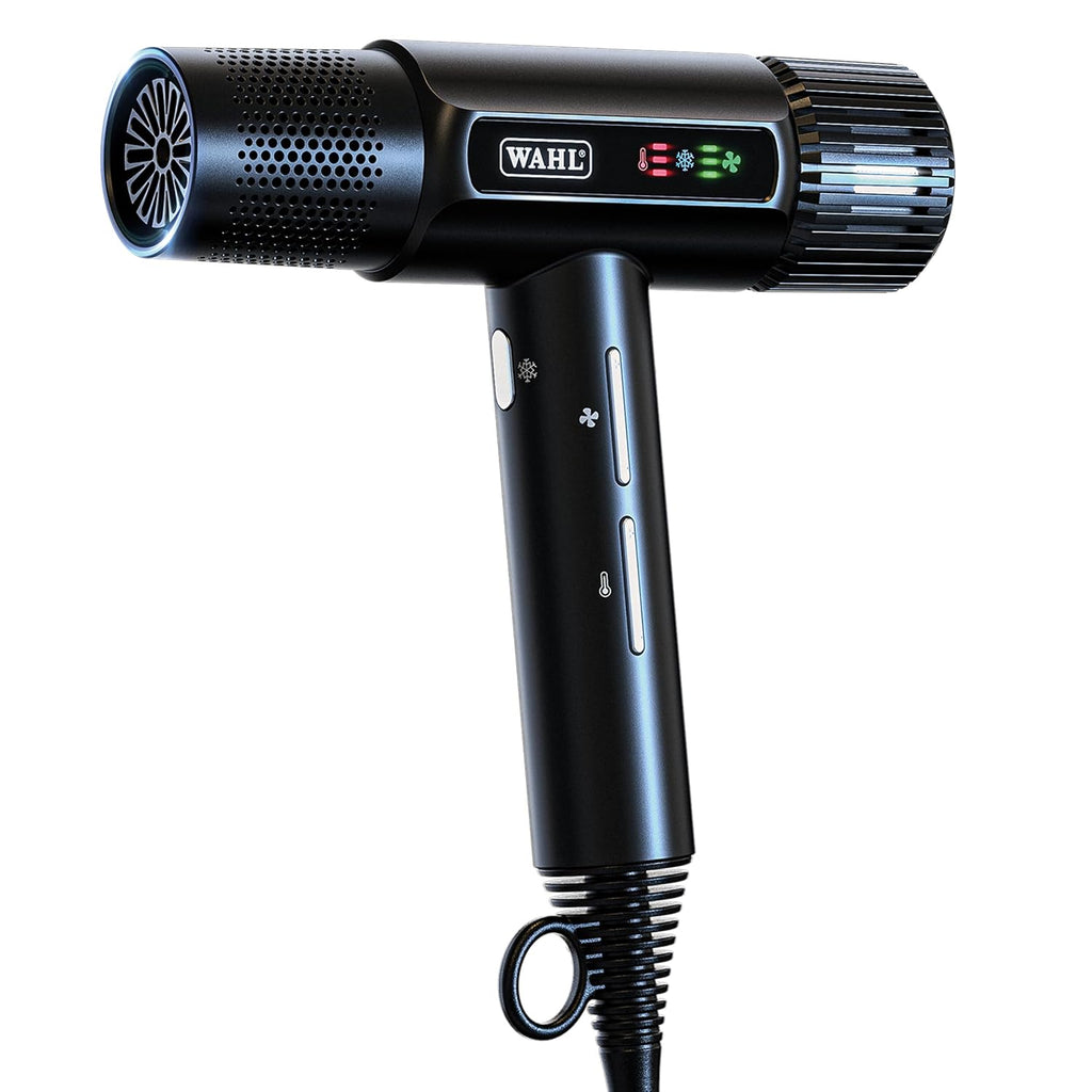Wahl Professional Vanquish Hair Dryer, Controlled Airflow, SmoothTone Motor, 4 Heat & 3 Speed Settings, Auto-Clean Function, Lightweight, Slim Design