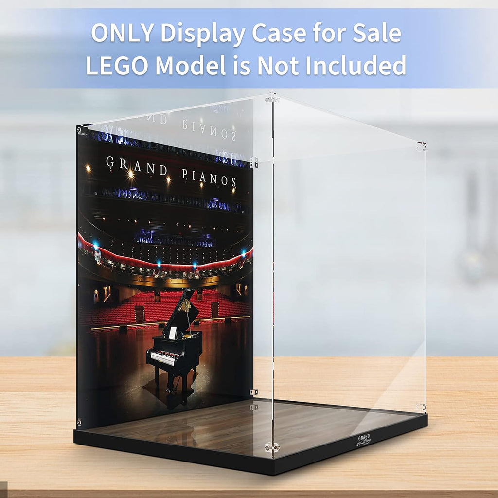Acrylic Display Case for Lego 21323 Grand Piano; ONLY Display Case, The Model NOT Included