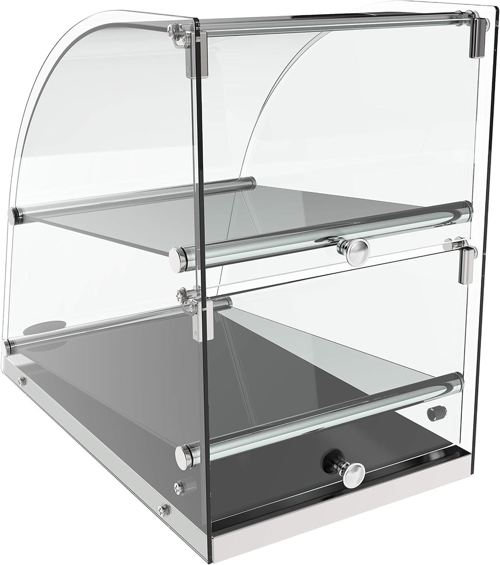 KoolMore DC-2CN Bakery Display Case, 2.4 Cu. Ft - 2 Shelves