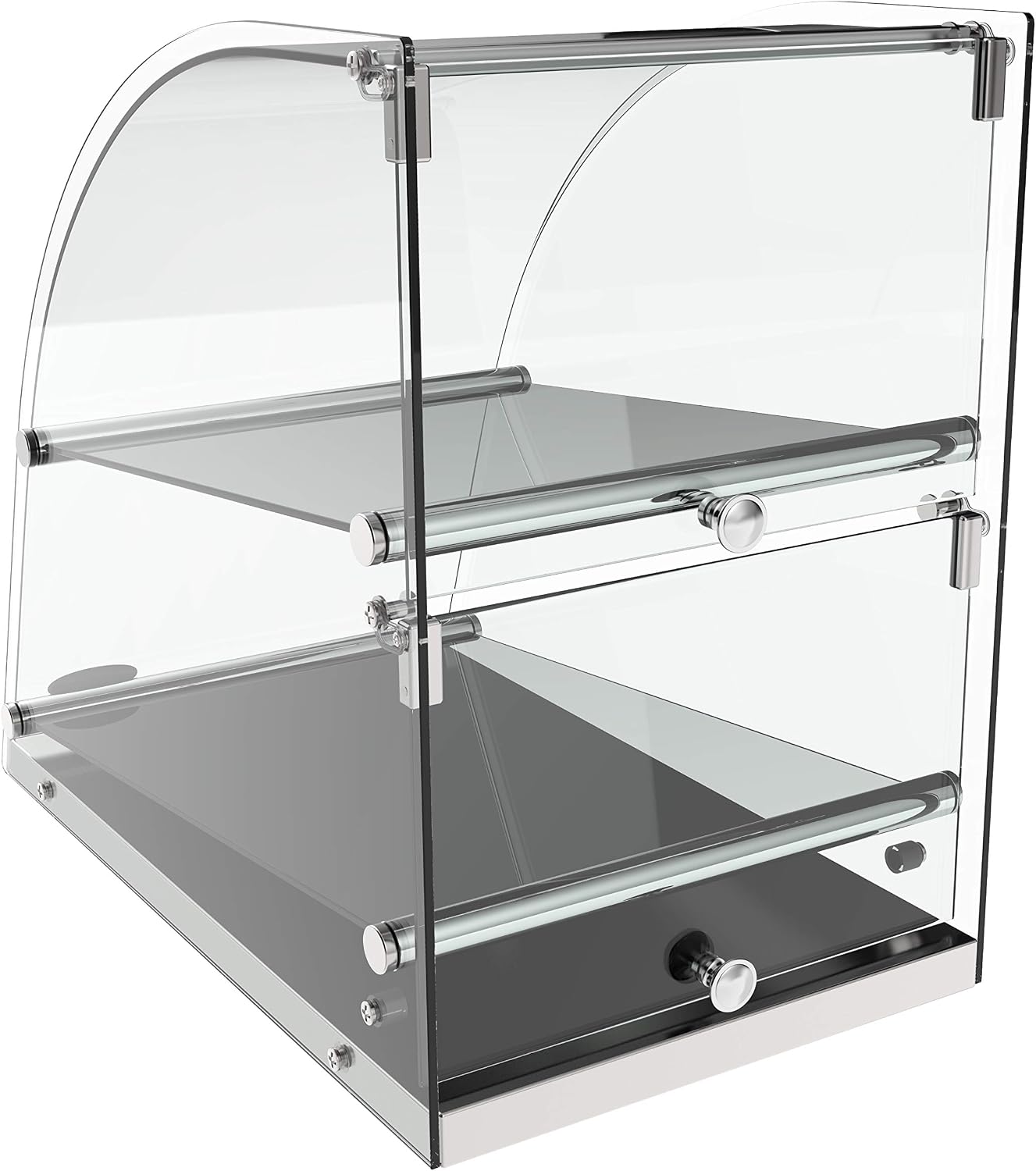 KoolMore DC-2CN Bakery Display Case, 2.4 Cu. Ft - 2 Shelves