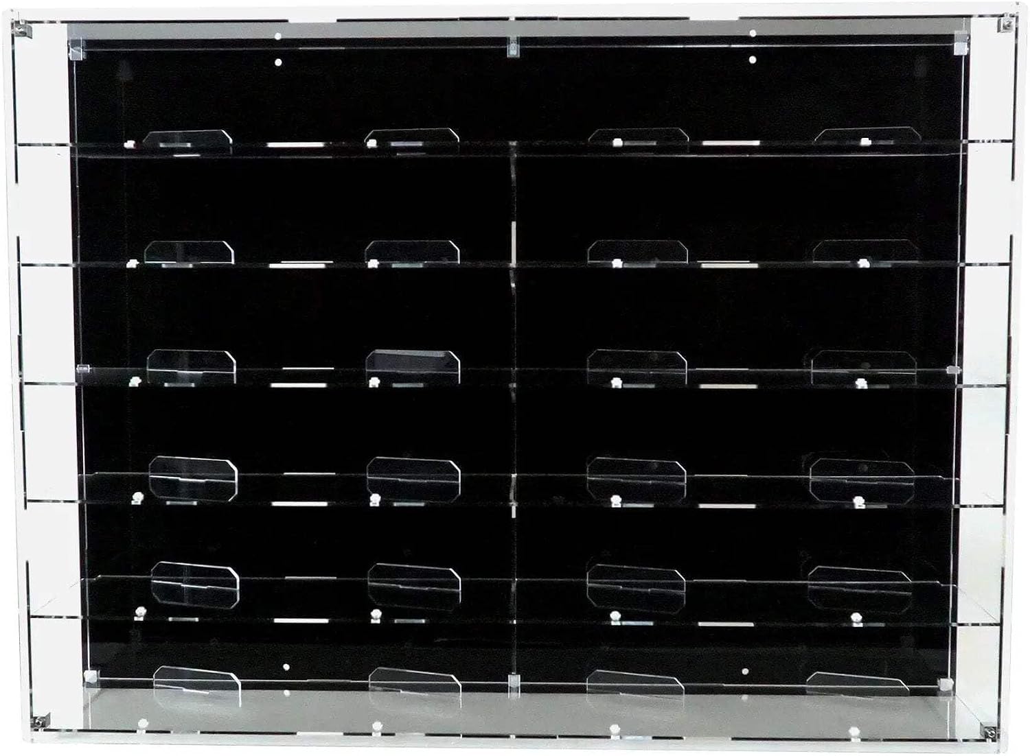 Wall-Mount Display Case Compatible with 24 LEGO Speed Champions Cars – Multi-Tier Collection Showcase – Sets Not Included