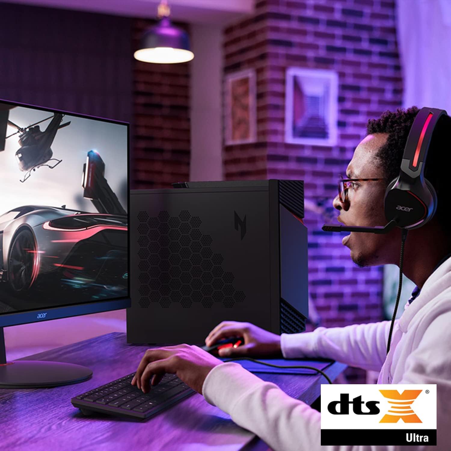 acer Nitro 50 N50-656-UR16 Gaming Desktop | Intel Core i7-14700F 20-Core Processor | NVIDIA GeForce RTX 4060 | 16GB DDR5 5600MHz | 1TB PCIe Gen 4 SSD | Intel Wi-Fi 6E AX211 | Windows 11 Home