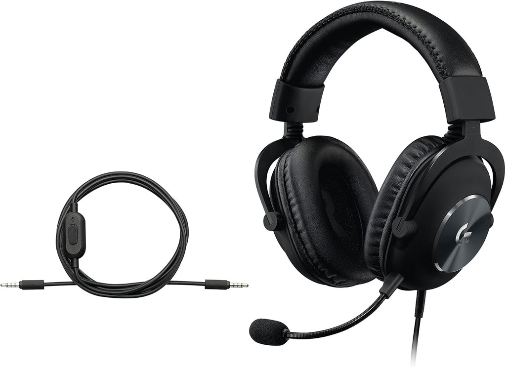 Logitech G Pro X SE Wired Gaming Headset with Microphone: Detachable Mic, DTS Headphone:X 7.1, Memory Foam Ear Pads, 50 mm Drivers, USB DAC Incl. - Black, Pack of 4