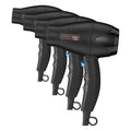 INFINITIPRO by CONAIR Travel Hair Dryer, Mighty Mini Compact Lightweight Professional AC Motor Hair Dryer| (Pack of 4)