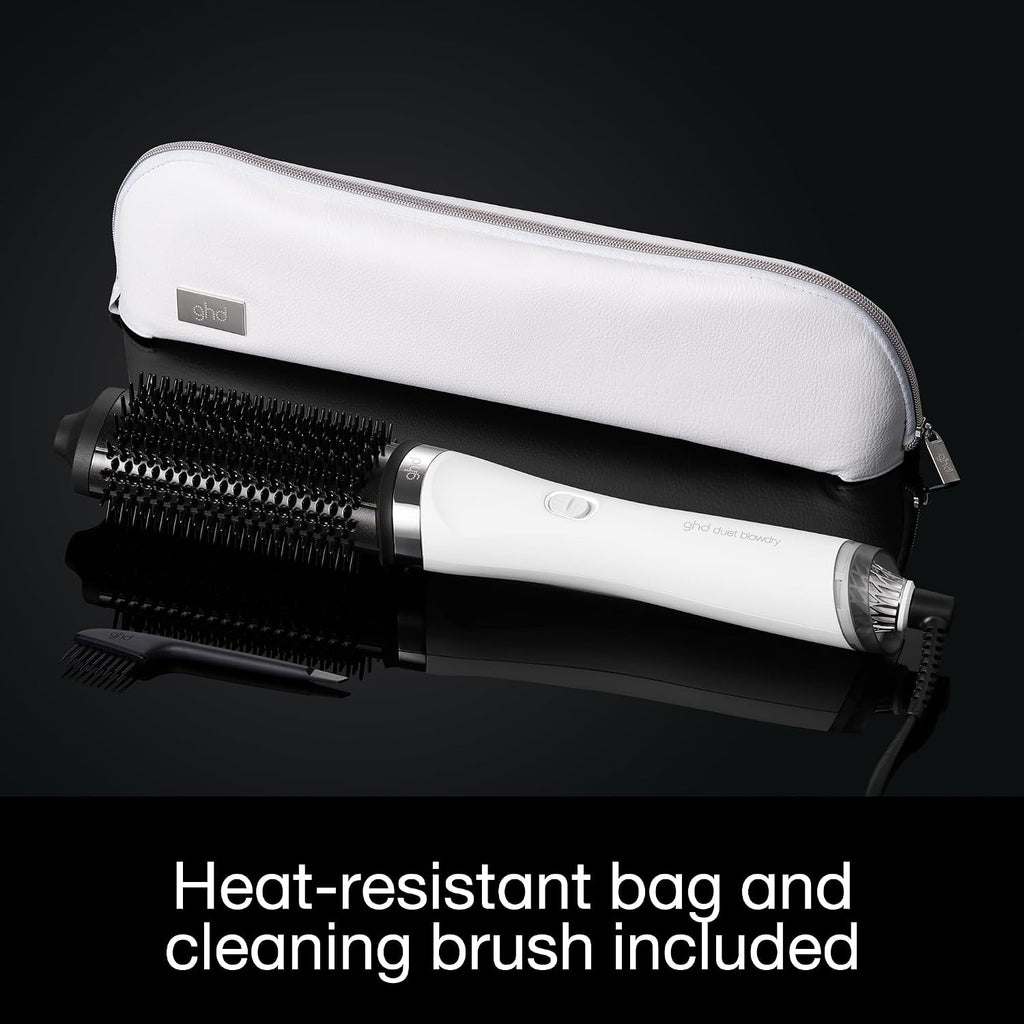 ghd Duet Blowdry-Hair Dryer Brush | Wet to Blow Dried with No Heat Damage | 3X More Volume with 24 Hour Long-Lasting Results | Blow Dry with No Fizz | 50% More Shine